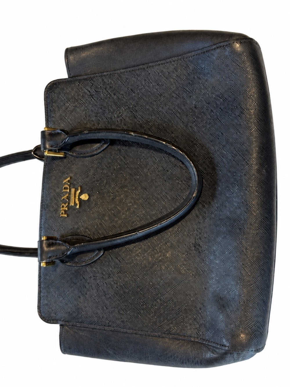 ✨authentic✨ Prada Black Saffiano Tote with Gold Hardware
